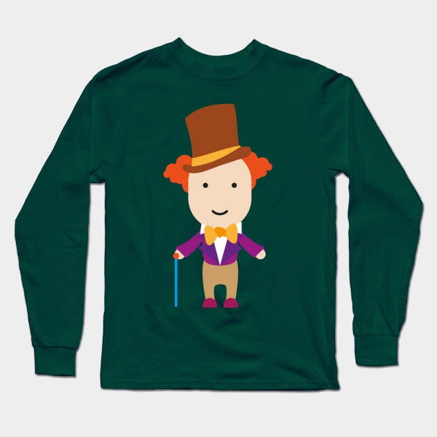 DeadFamous-Wily Wonka Long Sleeve T-Shirt by WallHello